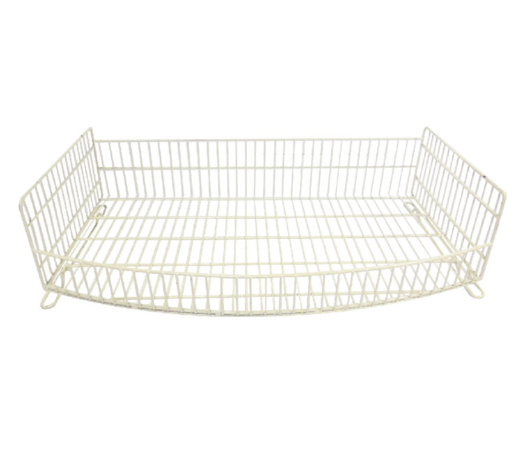 basket-02 Millennium Wire Works Curved Stck. Basket