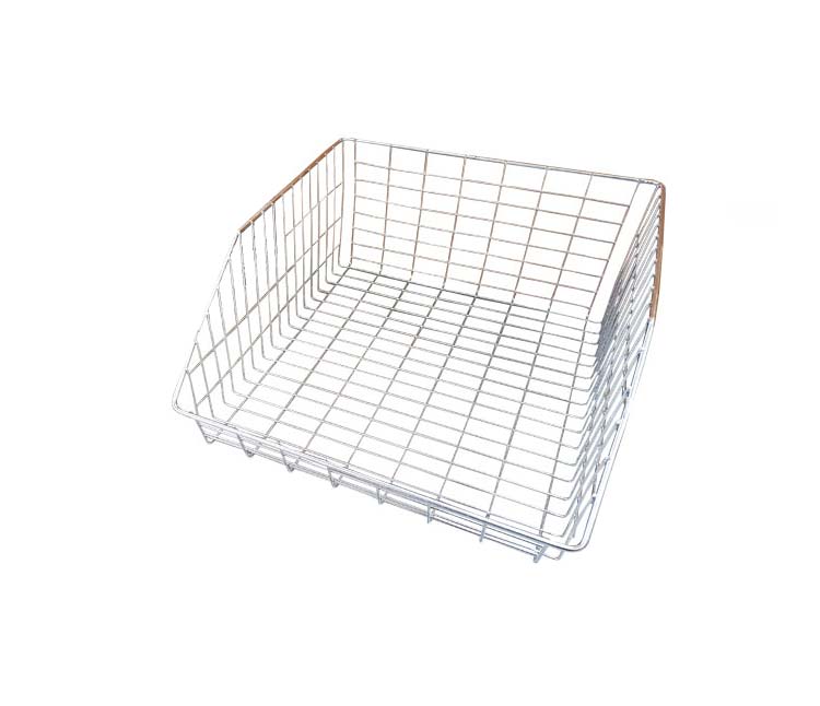 basket-09 Millennium Wire Works Stainless Steel Double Bacon Basket