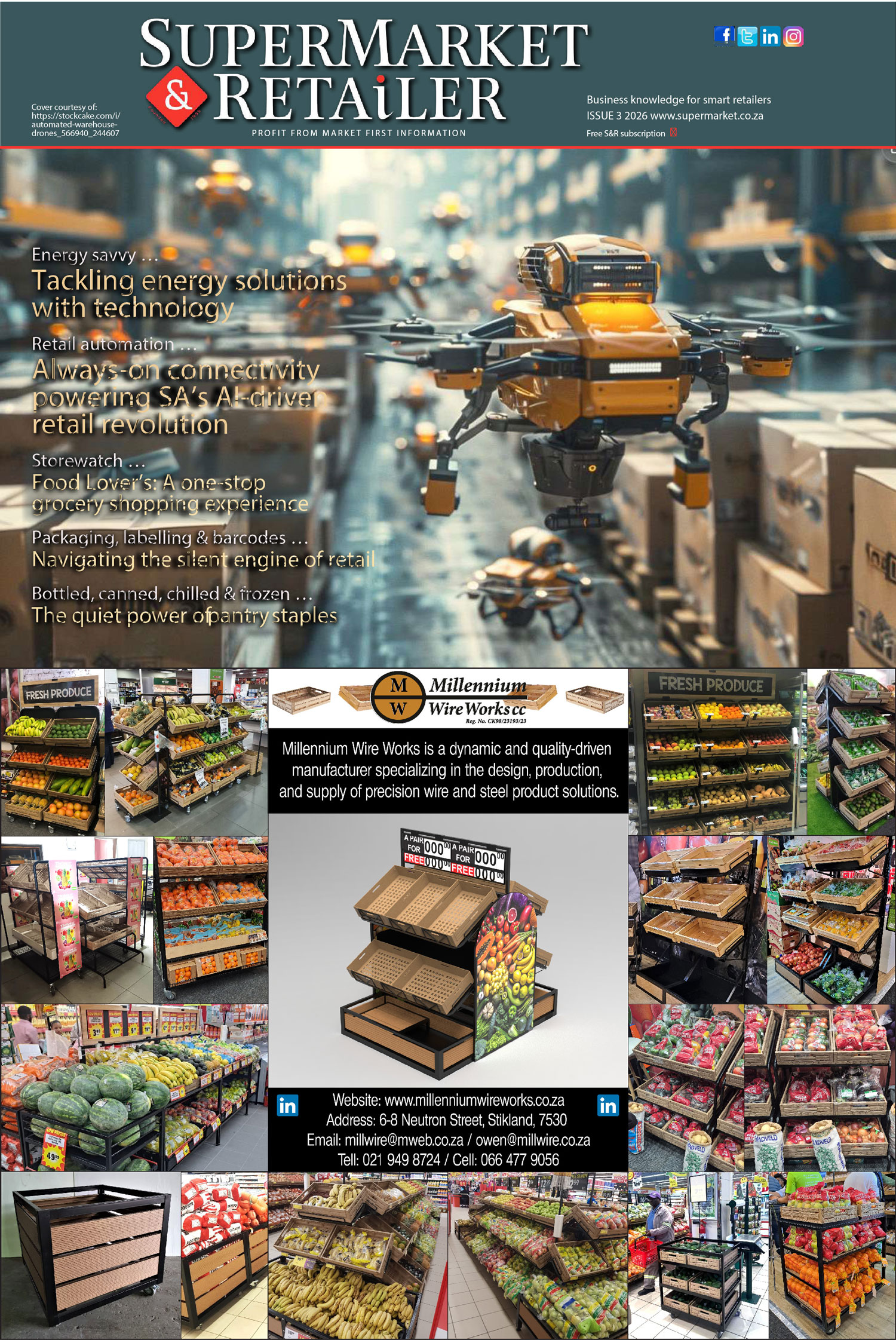 Millennium Wire Works SuperMarket Retailers article